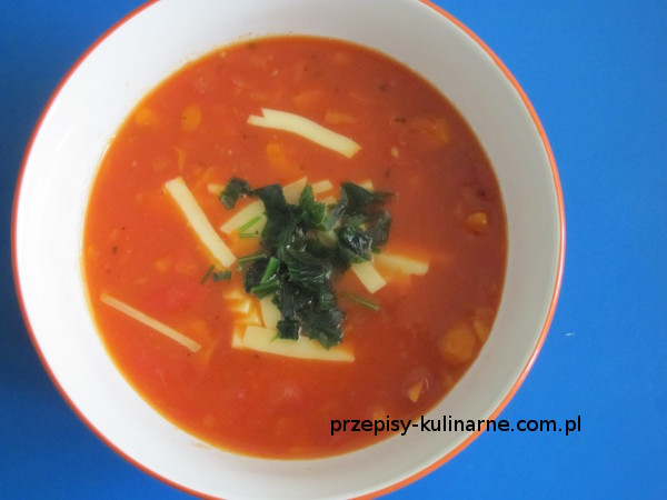 zupa pomidorowa z serem